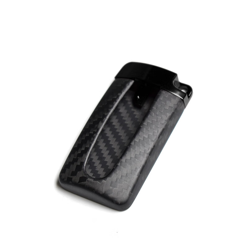 Carbon fiber key case QX50 Q50L Q60 Sylphy Teana Qijun special key case modified black_black carbon fiber_matte_