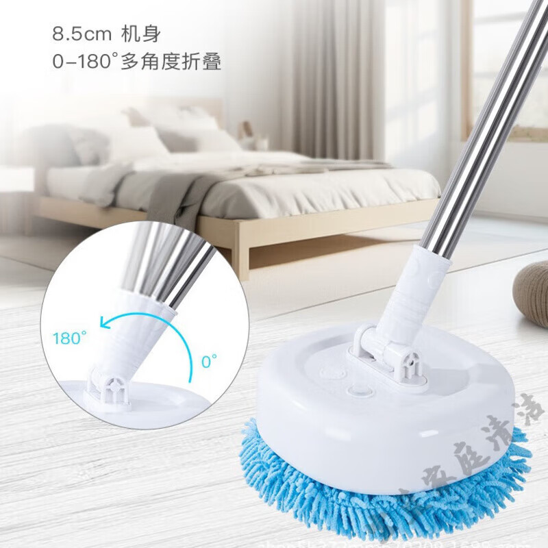 Electric window cleaning robot, glass cleaning artifact, home wireless retractable mop for wall shed ceiling car cleaning, blue multi-functional full set of wireless cleaning + (total cleaning 10 items)