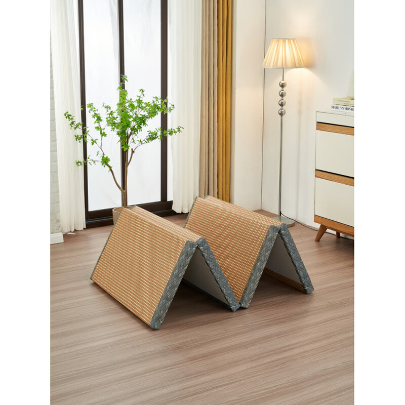 He Jiagong Factory Store Customized foldable tatami, Japanese floor mats, student lunch break floor mats, artificial mats 180*200 thick 5cm 40% off