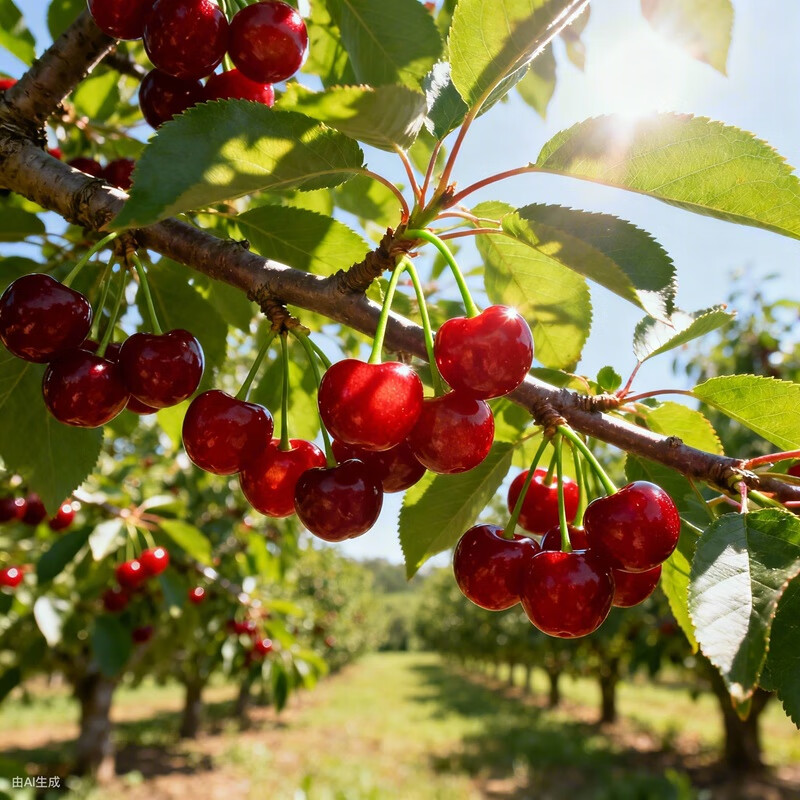 Interesting taste of Chilean Big Mac cherries 3J grade 5 catties gift box, fruit diameter about 30-32mm, fruit gift box