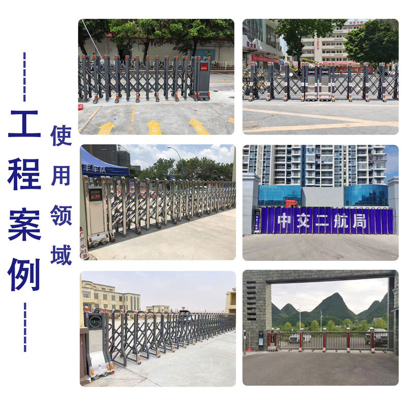 Faketon Electric Telescopic Door Stainless Steel Smart Factory Trackless Automatic Shrinking Factory Aluminum Alloy Sliding Door YH-67 Stainless Steel Large Machine Head Wheel Model