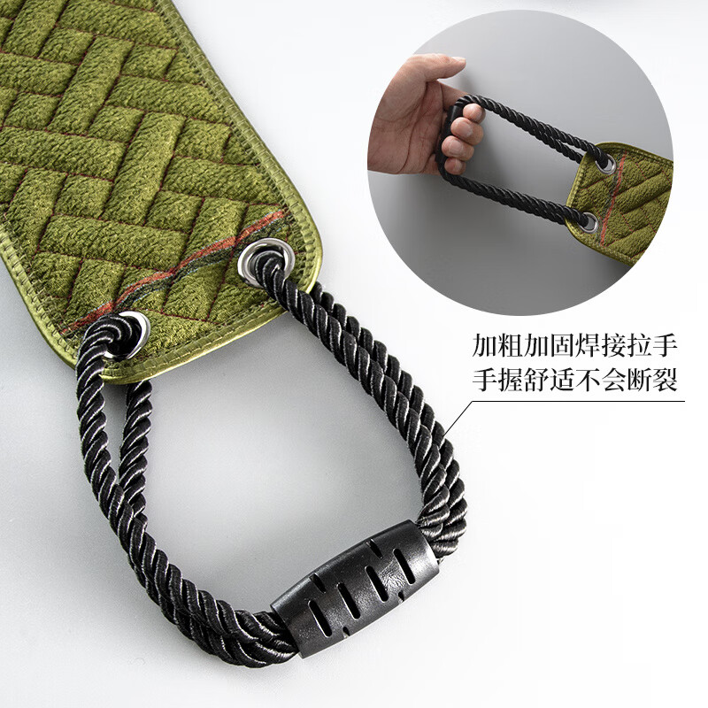 Shijanu Men's Special Back Rubber Strong Mud Remover Double-sided Coarse Sand Household Second Generation Reinforced and Thickened Thick and Thick Double-sided Black