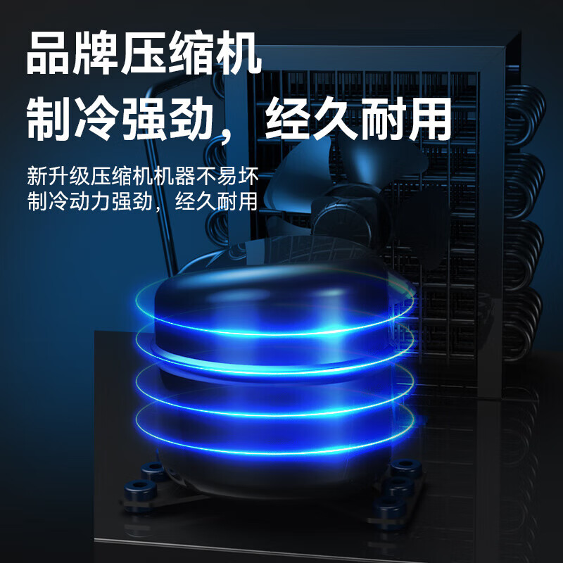 Xueyin Freezer Frost Reducing Large Capacity Horizontal Freezer Home Commercial Refrigerated Freezer Single Temperature Dual Temperature First Class Energy Saving Refrigerator Kitchen Stocking Refrigerator 528 Single Temperature Smart New Style 1.09 Meters Long