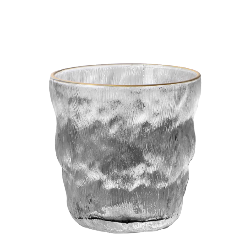 SMVP glacier cup pattern glass cup high-looking water cup women's juice drink cup ins wind tree pattern coffee cup beer transparent short style 1 piece + tall style 0 points 1ml 1 piece