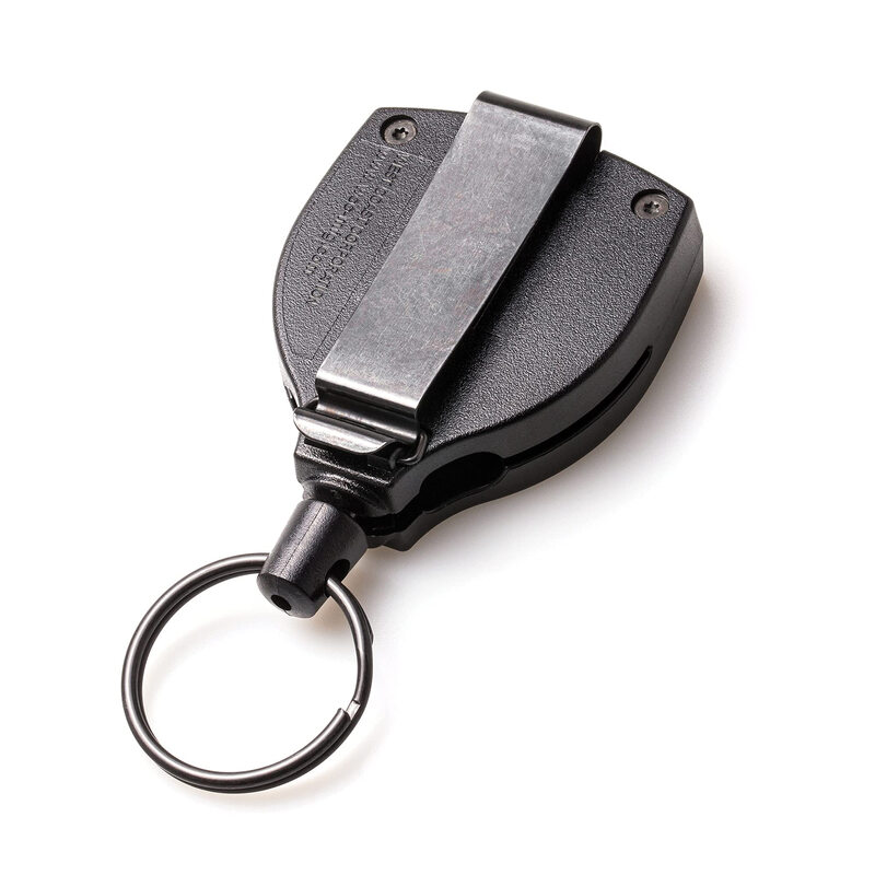 Key-bak SUPER48 Plus HD Keychain Retractable Black