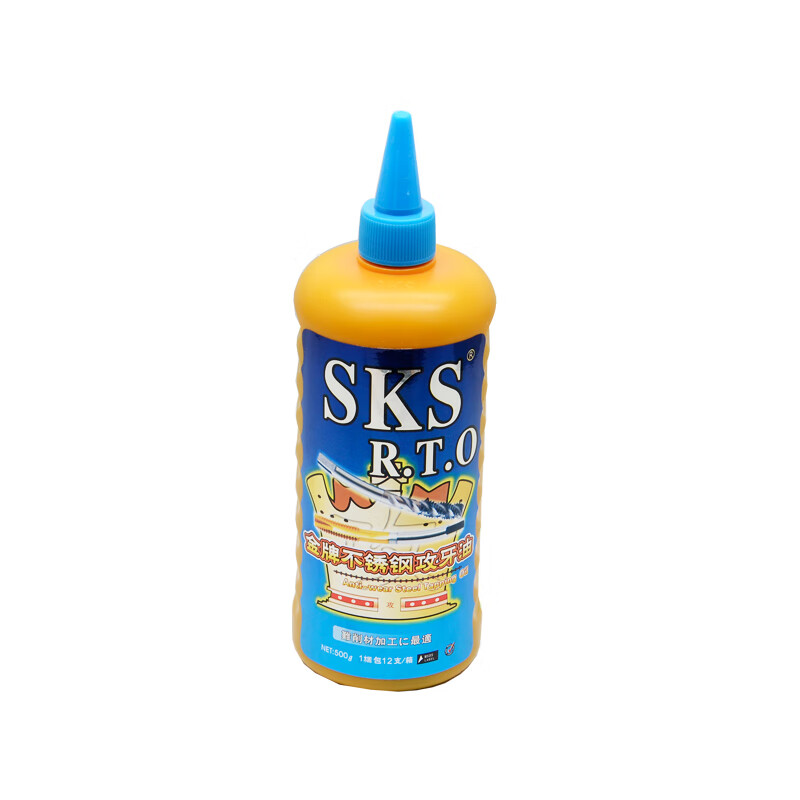 SKS extreme pressure stainless steel tapping oil tapping oil copper aluminum iron 500ml cutting fluid special tapping oil in addition to anti-rust agent stainless steel copper aluminum universal multi-function (500ml) recommended
