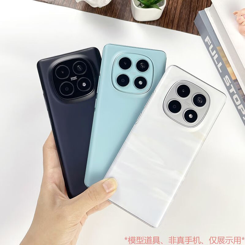 Qifei mobile phone model is suitable for Redmi note15 mobile phone model note15pro simulation with bright screen model machine, black screen, screen off state, special model machine, brand model is sent randomly