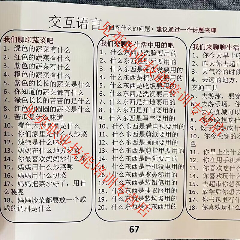 Language cognition elementary-intermediate-advanced sentence pattern understanding one-stop language enlightenment autism training book collection of all the above