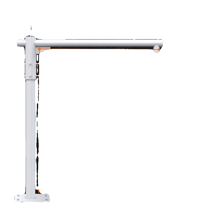 Eagle Eye Bracket 360 Rotating Ball Machine Thickened Bracket Ground Wall Terrace Roof Bracket Outdoor Outdoor Bracket Ground Installation Vertical Arm 1 Meter, Horizontal Arm 1.4 Meter