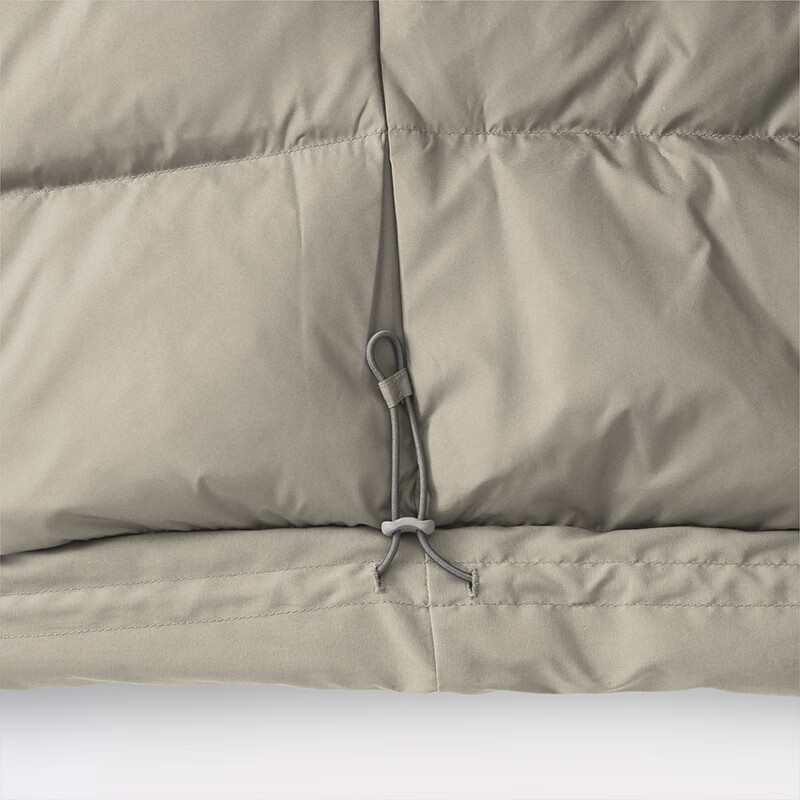 MUJI Women's Waterproof Down Jacket Down Jacket Women's 25 Years Winter Jacket BD11BA5A Light Gray Brown M (160/84A)