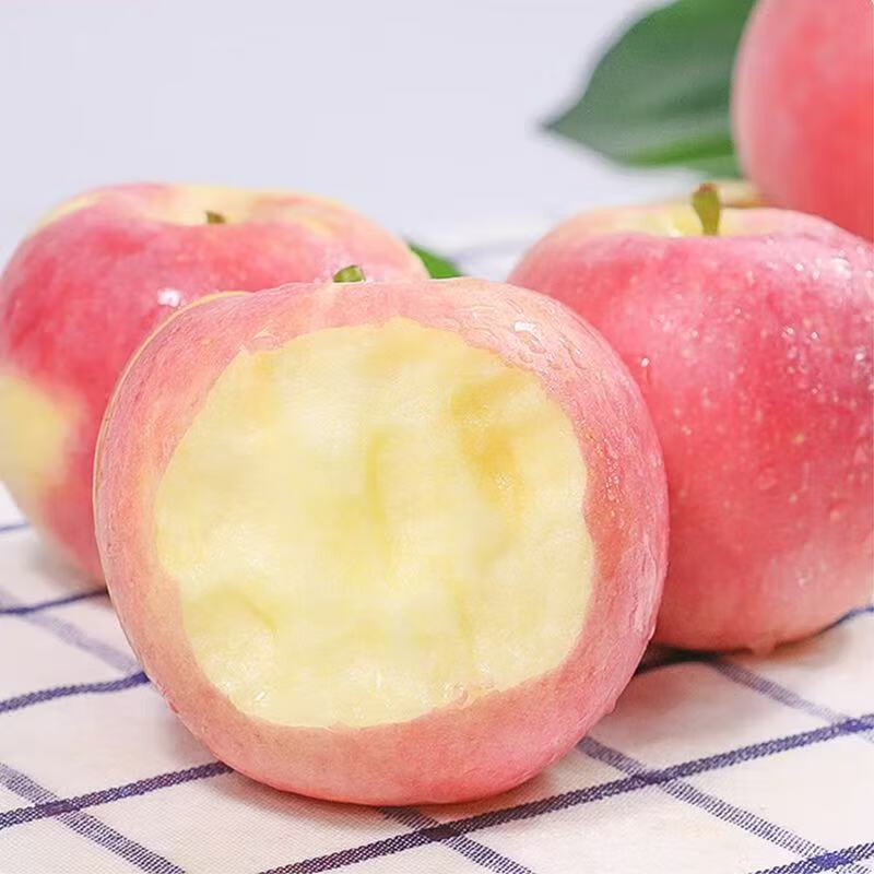 Jingxiansheng Shaanxi Red Fuji Apple, net weight 8 pounds, single fruit 75mm+, fresh fruit, straight from the source