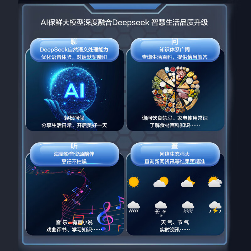 Haier Refrigerator 618L Cross Door Refrigerator Freezer Storage Dual Magnet Full Space Fresh Keeping 594mm Ultra-Thin Embedded Ice Making Household Refrigerator 618L Fully Automatic Ice Making + Magnetic Control Full Space + Ai Intelligent Cleaning