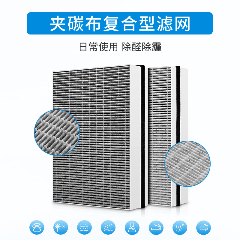 Green Dust Suitable for Philips air purifier filter element set for aldehyde removal FY6177 with AC6606/6608/6675/6676/AC6710/AP7076/AP7766