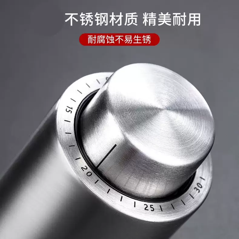 Yusenyi stainless steel red wine stopper, wine vacuum stopper, vacuum preservation stopper, wine cap stopper, bottle stopper, wine stopper, cork seal, stainless steel vacuum wine stopper (with time scale), one pack