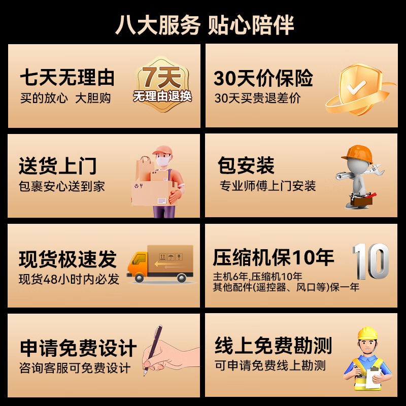 Boshen kitchen air conditioner forced cooling large cooling capacity embedded refrigerator ceiling split type home kitchen special air conditioner large 1.5 HP COOL wing series