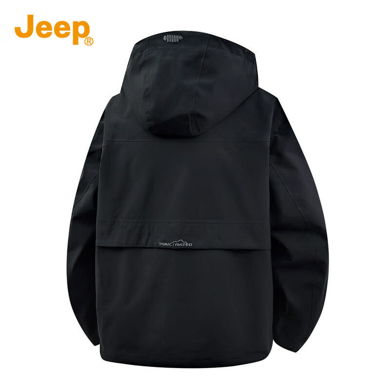 JEEP Jeep Expedition Series Jacket Men's Three-in-One Outdoor Mountaineering Jacket Fleece Liner Autumn and Winter Windproof Jacket Men's