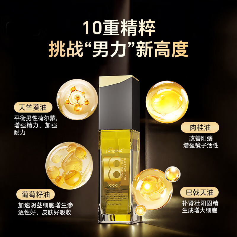 ANPICAL Testosterone Aphrodisiac Drug Secondary Development Genuine Cavernous Body Repair Cream Male Reproduction Thickens Longer Durable No Ejaculation