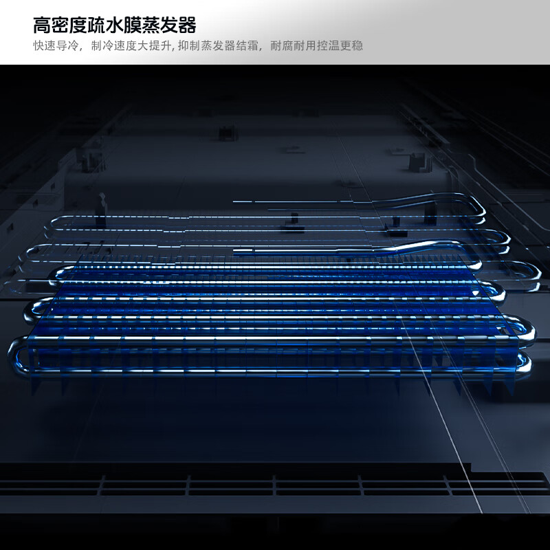 Konka Refrigerator 500L Dual System Dual Cycle Cross Door Refrigerator Four Door Dual Frequency Conversion Level 1 Energy Efficiency Energy Saving Air Cooling Frost-Free Antibacterial Home Living Room Smart Refrigerator 500L Dual System No Odor