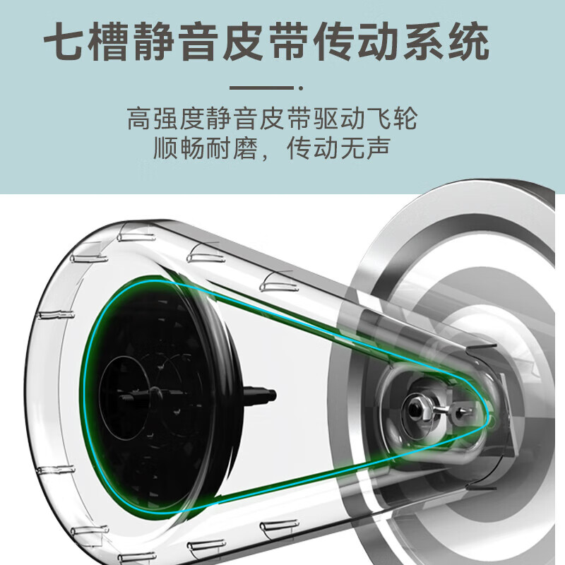 Konais spinning bicycle exercise bike riding platform home silent smart sports weight loss exercise black classic model