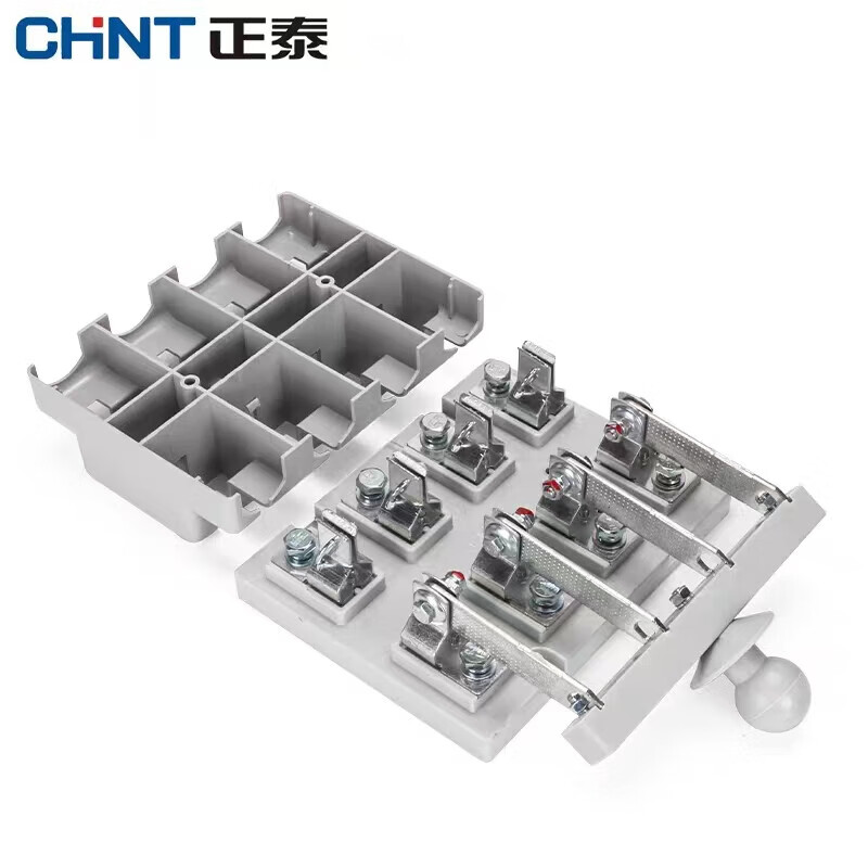 Chint 100A switch 38-knife switch 3-phase 4-wire three-phase 48 four-knife switch HD11200A 380v power supply 3P 400A4P 3-phase 4-wire/double throw