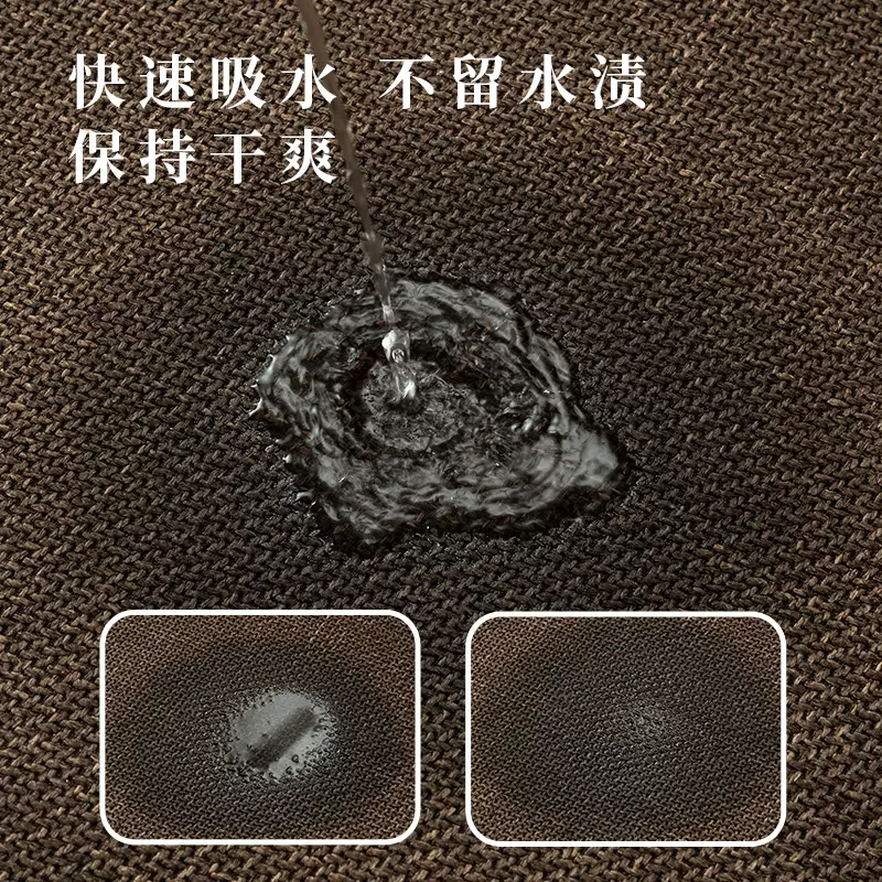 Yusenyi high-end bathroom floor mats, toilet door mats, water-absorbent, stain-resistant, non-slip living room linen woven style woven oatmeal shallow meeting 40x60CM (super absorbent丨first choice for quality)