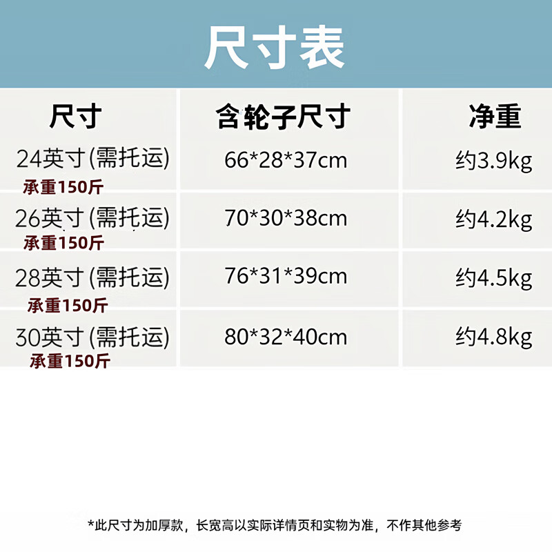 SGG suitcase girls large capacity trolley case cute suitcase universal wheels thickened iron gray 26 inches