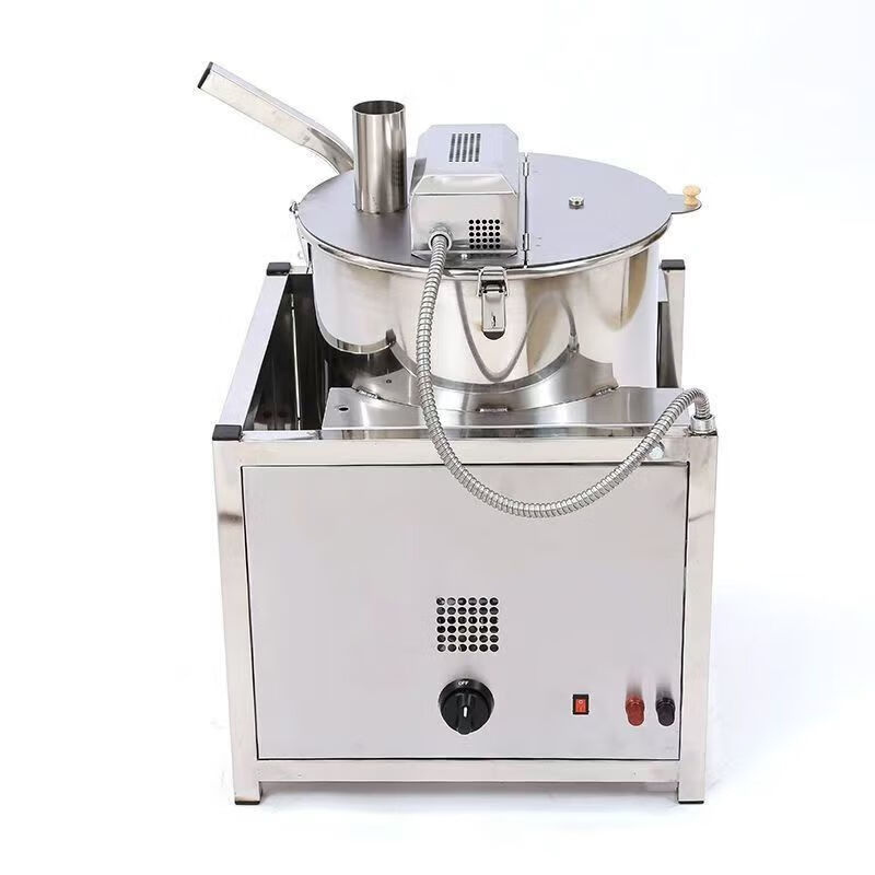 Liyan popcorn machine commercial stall fully automatic popcorn machine spherical butterfly-shaped corn popping machine cinema snack snack stall artifact popcorn machine + folding trolley