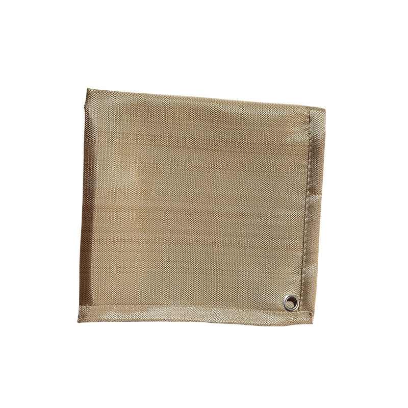 Fireproof mat fireproof cloth outdoor floor mat fiberglass silicone insulation flame retardant picnic barbecue fire extinguishing cloth gold 60cm*80cm