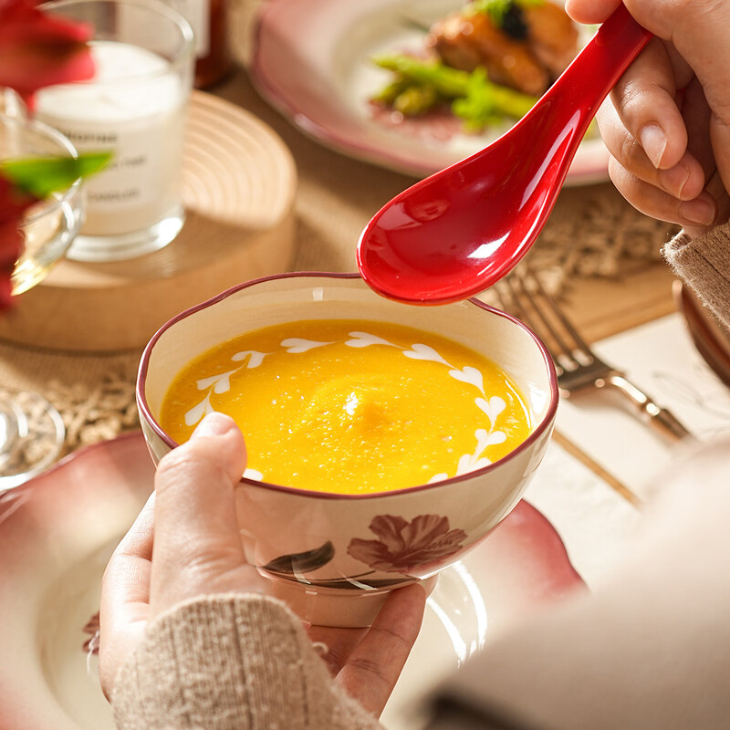 OIMG wedding gifts for newlyweds, newlyweds, girlfriends and sisters, practical high-end tableware for moving, brocade box - Huayang tableware set 10 pieces