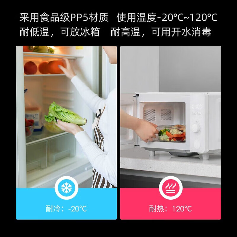 Danshi Zhiyuan food sample box kindergarten school hotel fresh-keeping sampling box conjoined nine-compartment sample box