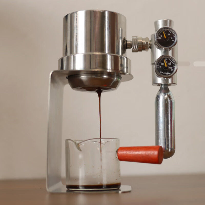 304 stainless steel Weixia pneumatic coffee machine espresso replacement Moka pot 9bar high pressure extraction Weixia host air pump adapter