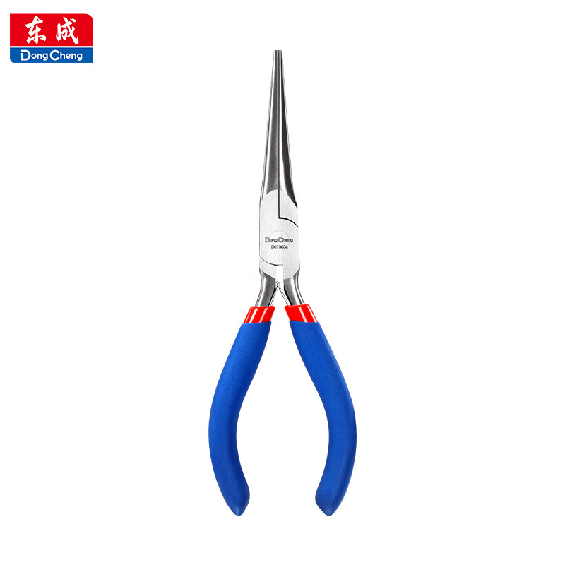 Dongcheng wire pliers professional labor-saving electrician vise mini needle nose pliers 6 inches
