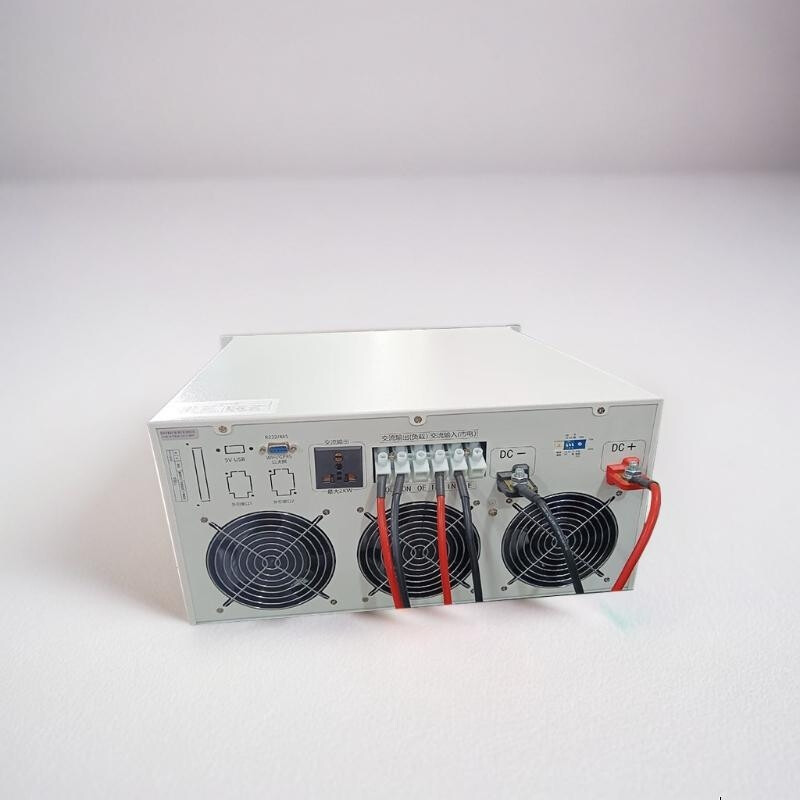 Shanshuo 5U DC 48V to AC 220V power frequency inverter 10KVA8KW pure sine wave inverter power supply DC to AC