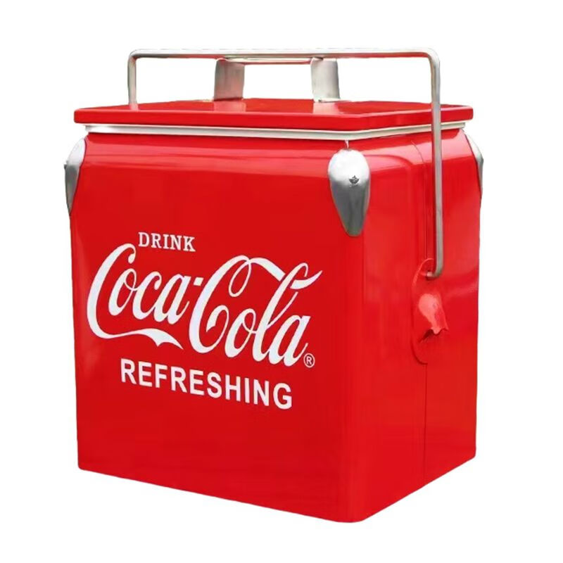 Insulated box ice bucket outdoor camping beverage cold storage refrigerated food portable storage Wagyu beef fresh box red 30L free 10 ice bags