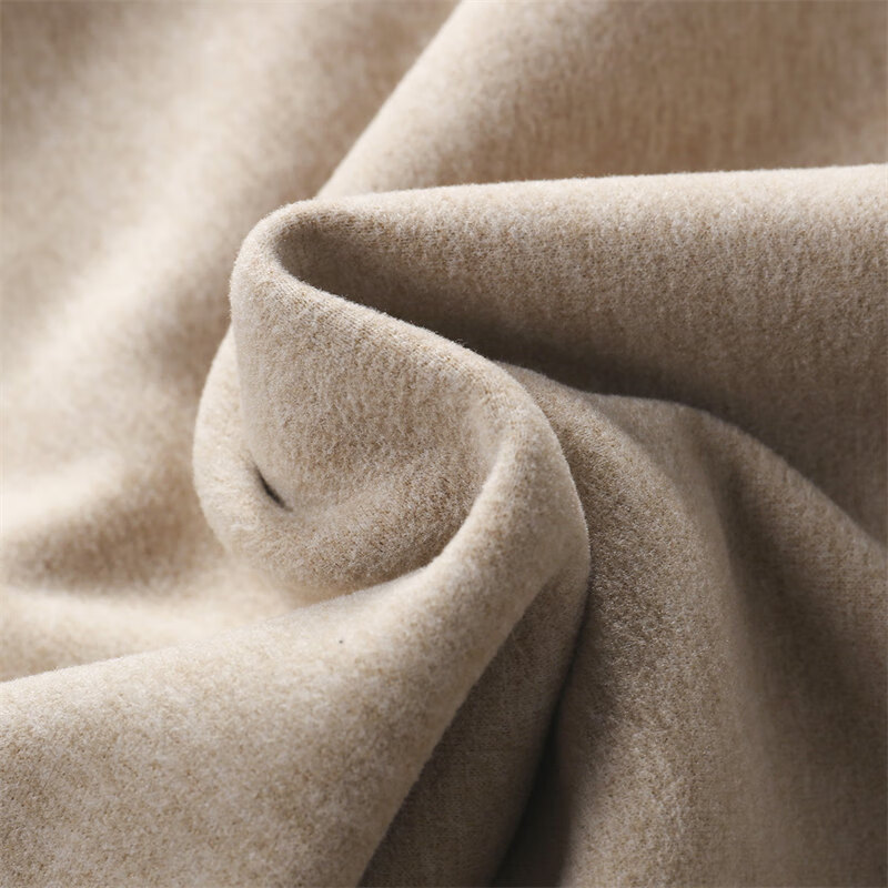 Shangjing Korean style trendy bottoming shirt winter letter embroidery simple stand-up collar top