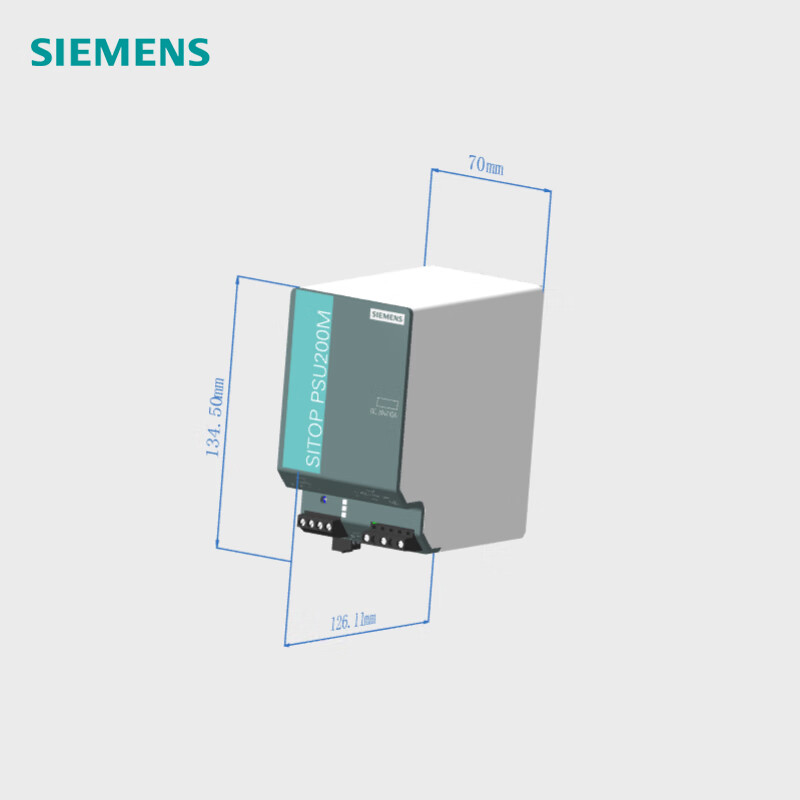 Siemens SITOP PSU200M PLC power supply 6EP1334-3BA10, single-phase and two-phase DC 24 V/10 A