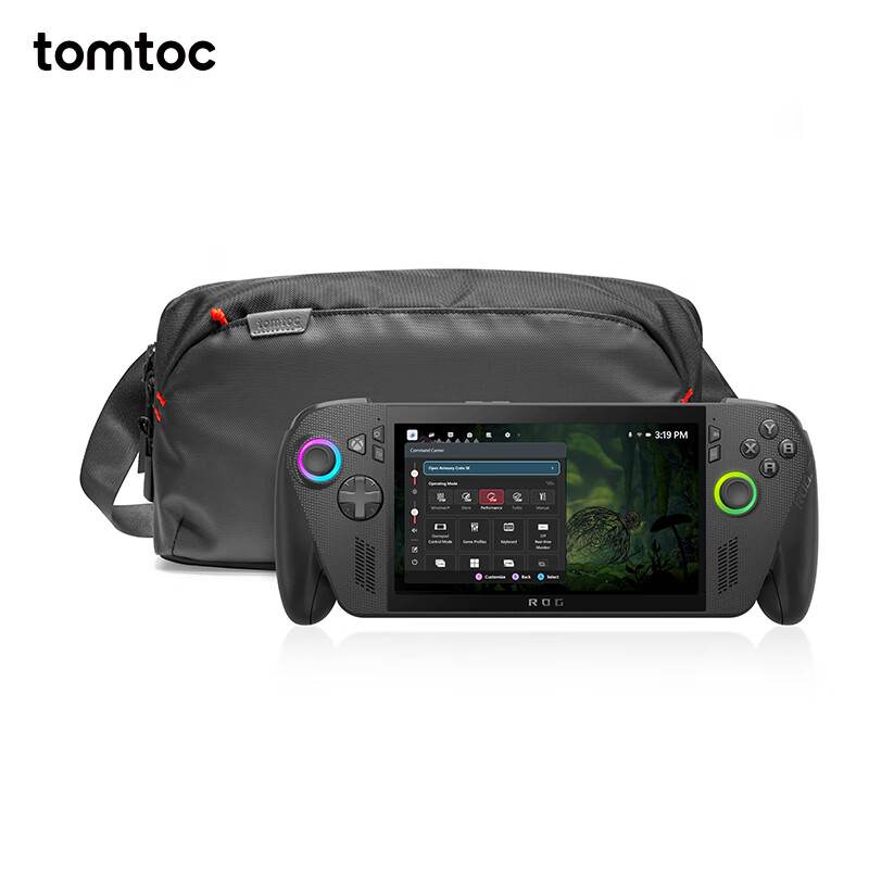 Tomtoc Steam Deck storage bag ROG handheld storage bag Xbox Ally X crossbody bag can be adapted to LEGION switch2 storage bag NS2 win handheld bag G47