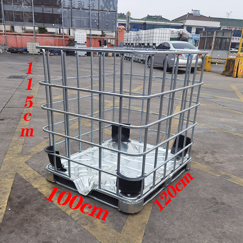 Ton barrel 1000 liters new thickened ibc diesel barrel 1 ton square plastic barrel water tank chemical barrel 500L water storage tank 1000 liter ton barrel frame