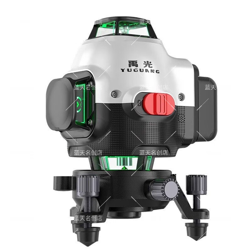Yuguang level meter for outdoor use, high-precision 8/12/16-line green light multi-functional floor-mounted and wall-mounted meter Yuguang Space Capsule 8-line green light standard + tripod