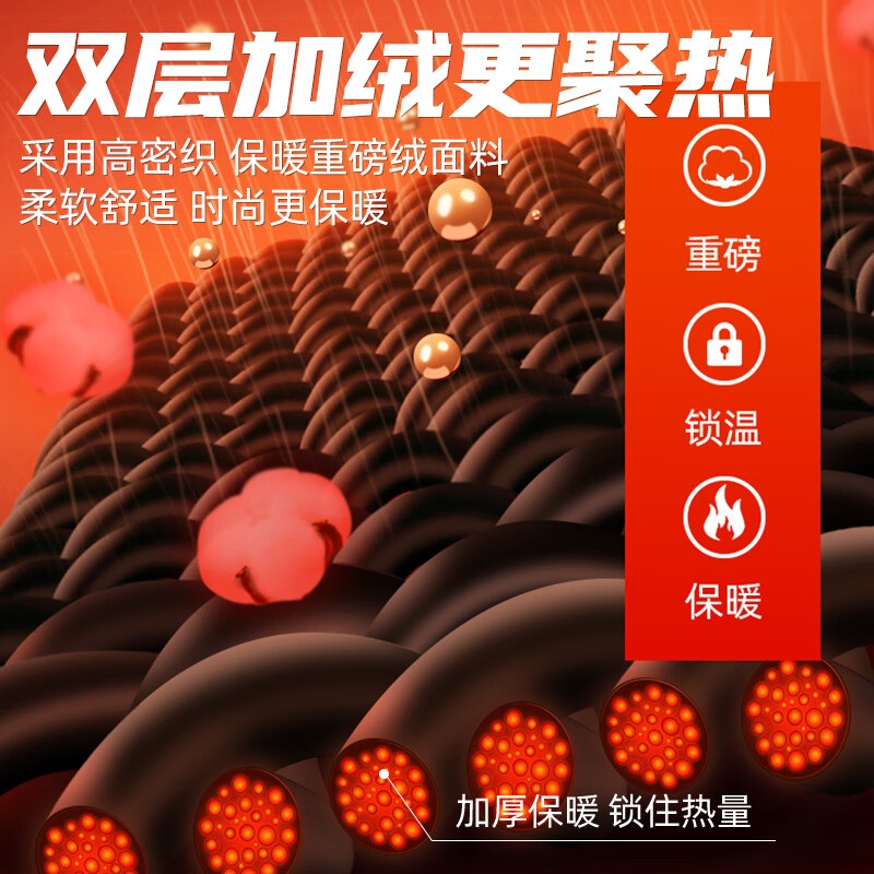 JEANSWEST LIFE Jeanswest Youth Polar Fleece Stand Collar Jacket Autumn and Winter Plus Velvet Thickened Student Campus Loose Warm Jacket