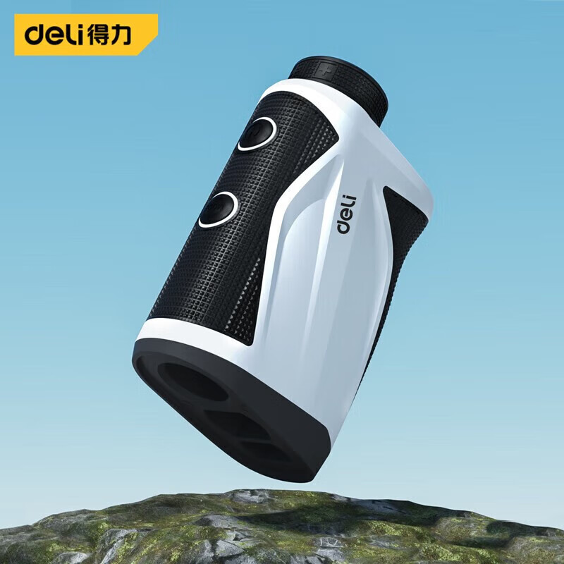 Deli outdoor laser rangefinder telescope high-precision measuring instrument infrared outdoor golf golf dedicated 3 meters to 500 meters distance measurement/speed measurement/ballistic compensation