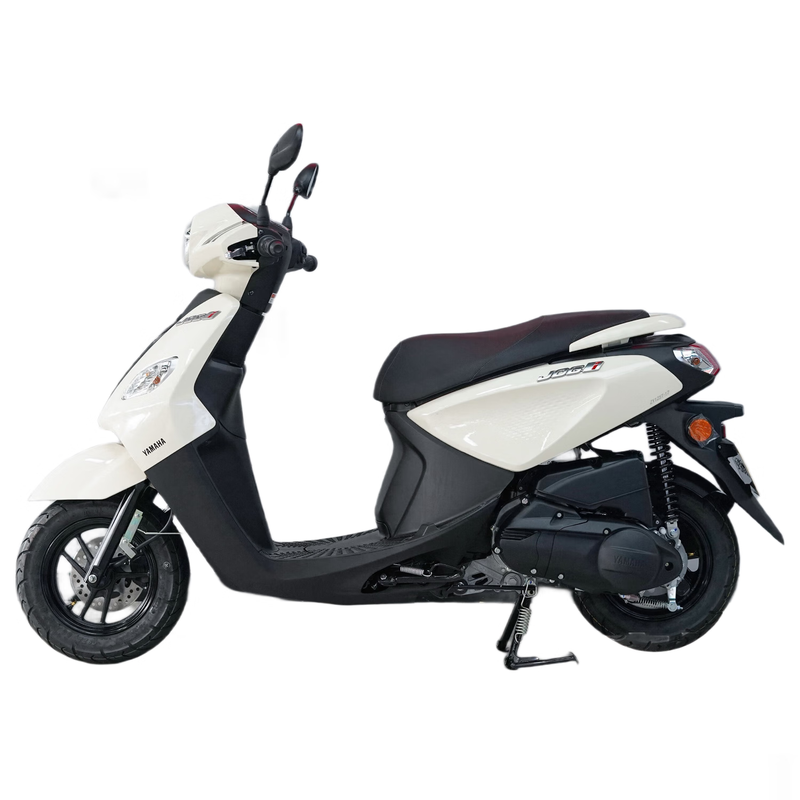 Yamaha Qiaoge iPlus125 pedal fuel motorcycle, fuel-saving commuter transportation, cost-effective, ivory white upgraded model