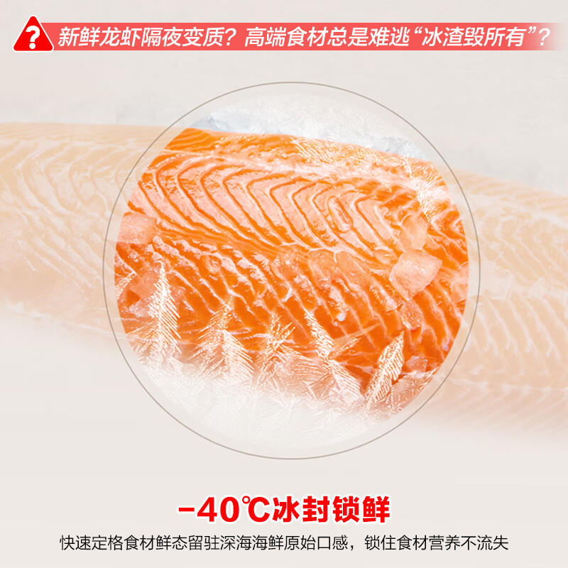 Ronshen Fresh Rubik's Cube Pro145L Single Temperature Household Freezer-40 Cryogenic Quick Freeze Frost Reduction 80% Computer Precision Control Frost Reduction and Odor-Free Refrigerator BD/BC-145ZEBAL/RX National Subsidy