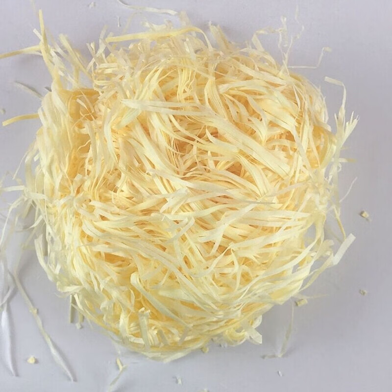 Mo Peng raffia filling paper 2 pounds shredded paper silk wedding candy box strips gift box packaging silk white 2 pounds