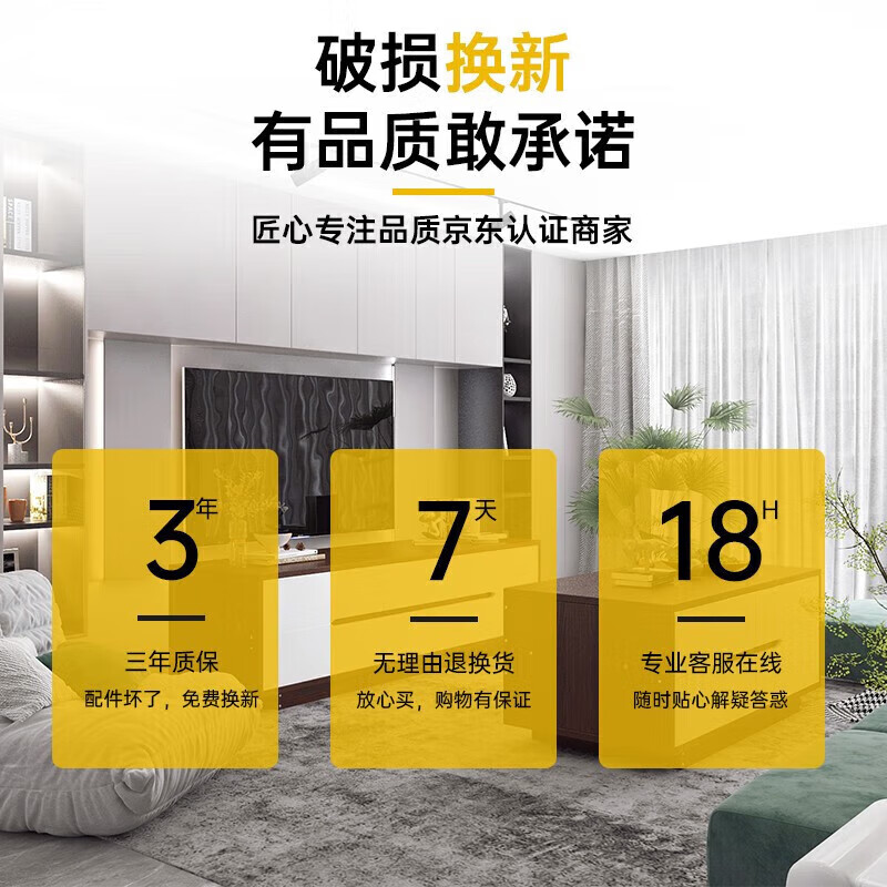 Home wine cabinet sideboard living room against the wall modern simple high cabinet storage tea storage multi-functional cabinet hot sale in store 3 doors * oak color 100CM assembly - self-installation - with installation tools