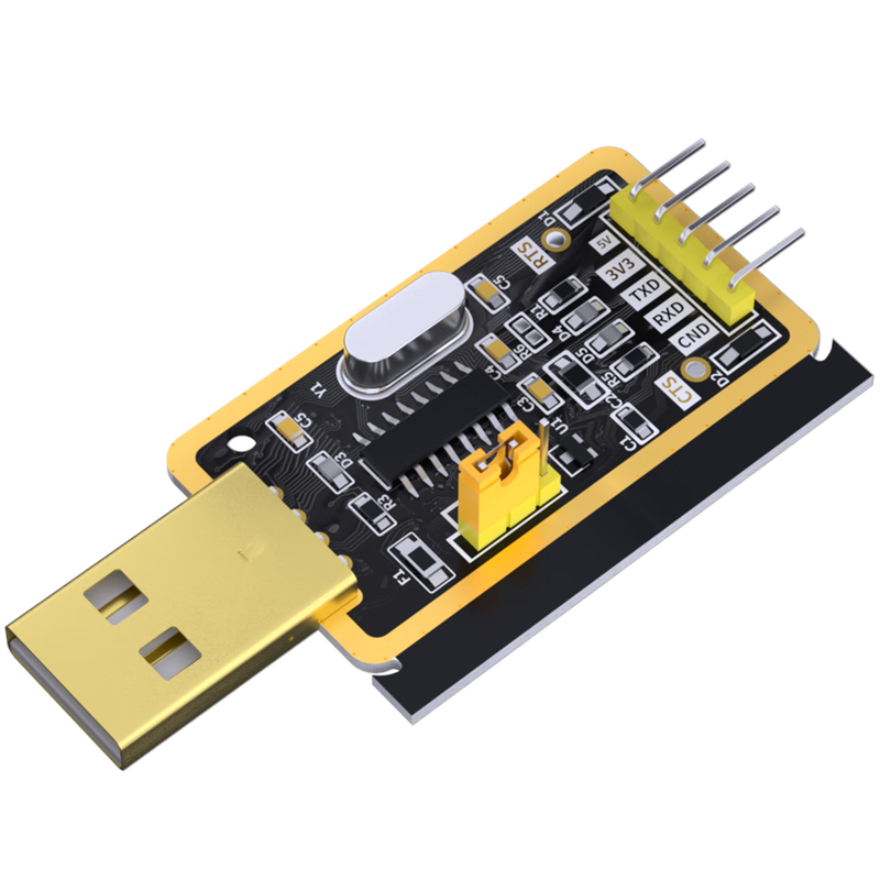 Tengfei USB to TTL burner 340 communication board, flash line, serial port microcontroller programming tool board, download debugging data transfer module