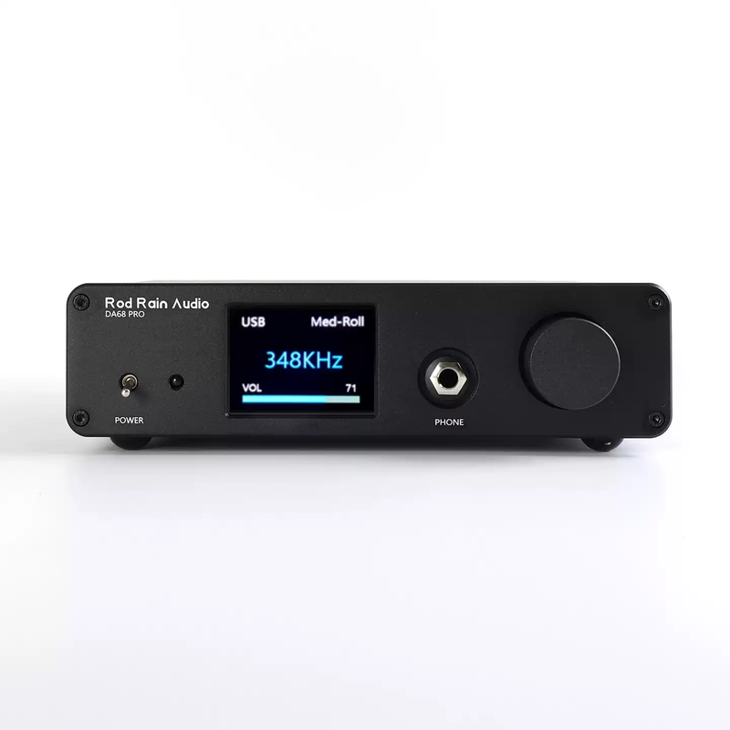Rodyu DA68 desktop HIFI Bluetooth ES9068 decoder USB sound card digital interface supports DSD512 high-end host upgrade 4 OPA1612