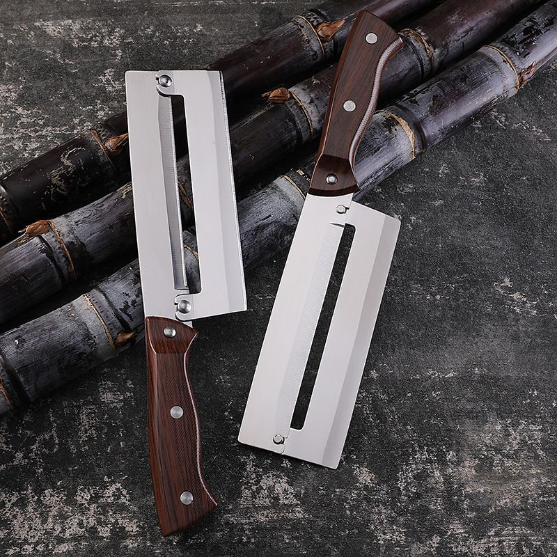 Household thickened melon and fruit peeling knife stainless steel sugar cane knife peeling commercial peeling pineapple knife peeling kitchen knife