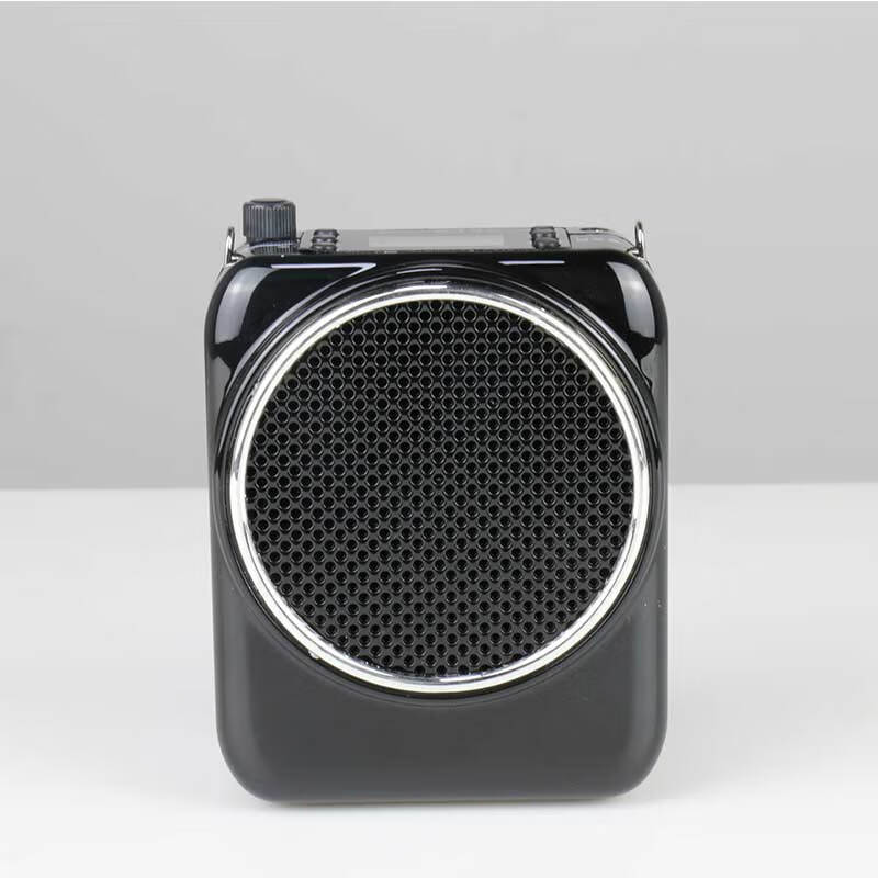 Aike (AKER) Bluetooth amplifier teacher 13W power speaker audio LCD screen recording portable waist-mounted megaphone Little Bee AK20 black wired model (equipped with wired microphone)