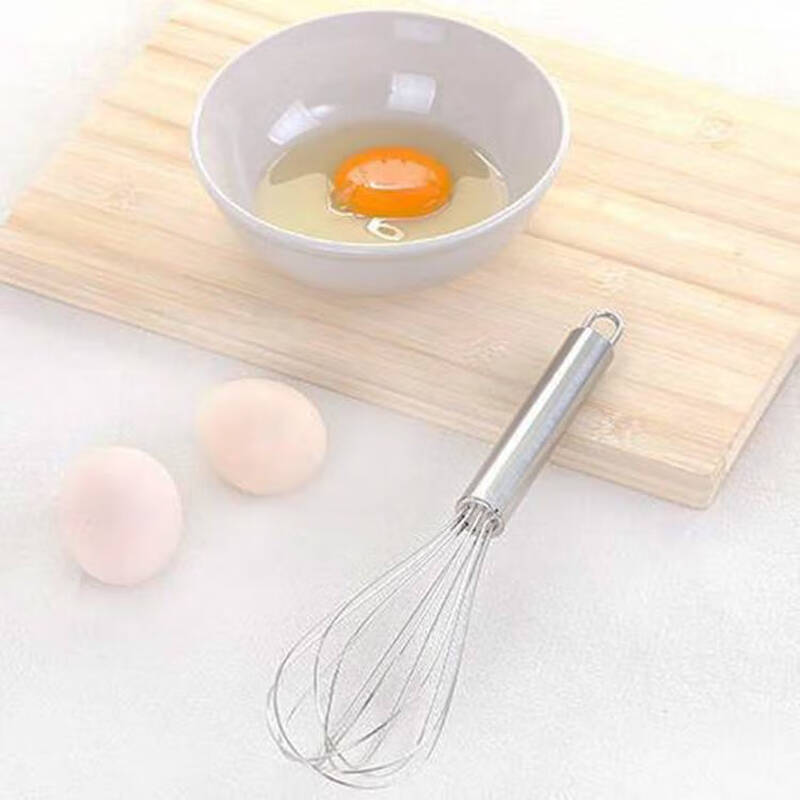 Wing Fantasy 1 Kitchen Stainless Steel Manual Egg Beater Egg Stirrer Egg Stirrer Cream Stirrer Baking Cream 1 Stainless Steel Manual Egg Beater (